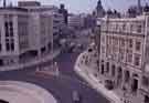 View: w02138 High Street showing (right) Midland Bank, Market Place and (left) J. Walsh and Co., department store