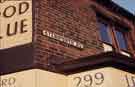 Street name sign above No. 299 Staniforth Road Street name sign above No. 299 Staniforth Road