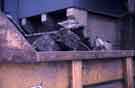 Metal bales in skip, Bernard Road incinerator