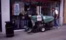 'Green machine', pavement cleaning vehicle, Sheffield City Council Cleansing Services Department