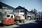 Castlefolds wholesale fruit and vegetable market, Broad Street showing (left) Uttley and Norledge Ltd., fruit and vegetable merchants