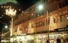 View: w02767 Christmas decorations on The Moor showing Roberts Brothers Ltd, department store