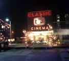 View: w02813 Christmas lights in Fitzalan Square showing (back) the Classic Cinema