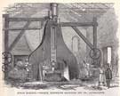 Steam hammer in operation at Sanderson Brothers and Co., Attercliffe Forge and Rolling Mills Attercliffe 