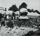 View: y03556 Firth Vickers Stainless Steel Ltd., Staybrite Ball at Sheffield Corporation Recreation Department display at the Sheffield Show, Hillsborough Park