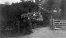 147th St Mary's Walkley Scout Group at camp in the Derwent Valley, c. 1928 - 'homeward bound'