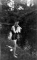 147th St Mary's Walkley Scout Group at camp in the Derwent Valley, c. 1928 - 'Best - a bather'