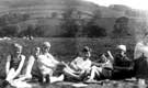 147th St Mary's Walkley Scout Group at camp in the Derwent Valley, c. 1928 - 'After a meal'