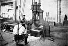 View: y03873 Forging with a Steam Hammer, Cammell Laird and Co. Ltd. 