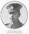 Private Alfred Booth, 4th York and Lancasters Private Alfred Booth, 4th York and Lancasters