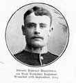 Private Harold Mallinson, 1st West Yorkshire Regiment, wounded 20 Sep 1914 Private Harold Mallinson, 1st West Yorkshire Regiment, wounded 20 Sep 1914