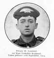 Private H Lambert, 1st West Yorkshire Regiment, taken prisoner, 20 Sep 1914 Private H Lambert, 1st West Yorkshire Regiment, taken prisoner, 20 Sep 1914
