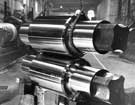 Thos. Firth and John Brown Ltd. - Pair of fully-hard rolls coated with protective varnish, ready for packing prior to despatch