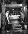 Thos. Firth and John Brown Ltd. - cold rolling finishing copper sheets in a 2-high mill - forged steel rolls (28” x 60”)
