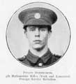 Private Dodsworth, 4th Hallamshire Rifles (York and Lancaster) Foreign Service Battalion. Private Dodsworth, 4th Hallamshire Rifles (York and Lancaster) Foreign Service Battalion.