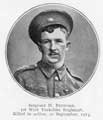 Sergeant H. Bedford, 1st West Yorkshire Regiment, wounded on 18 Oct 1914 near Lille. Sergeant H. Bedford, 1st West Yorkshire Regiment, wounded on 18 Oct 1914 near Lille.