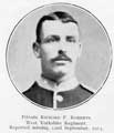 Private Richard F. Roberts, West Yorkshire Regiment; reported missing 22 Sep 1914