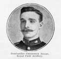 Bombardier Frederick Adams, Royal Field Artillery