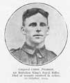 Corporal Christopher Pearson, 1st Battalion King's Royal Rifles; Died of wounds received in action, 26 Oct 1914