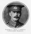 Sergeant F. West, of Swinton, Leicestershire Regiment