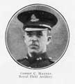 Gunner C. Haynes, Royal Field Artillery