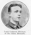Lance-Corporal Holman, of the Green Howards (Yorkshire Regiment)