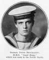 Seaman Denis Brocklesby, HMS Good Hope, which was sunk in the Pacific Battle.