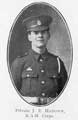 High Green men in the Services: Private J. E. Hancock, Royal Army Medical Corps (RAMC)