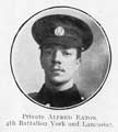 Private Alfred Eaton, 4th Battalion York and Lancaster Regiment