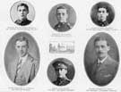 Sergeant William Joseph Hemphill; Second Lieutenant J. Davidson; Private S. H. Nutting; Private Noel Inman; Corporal Robert Hemphill; Second Lieutenant E. Inman