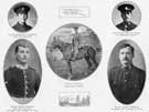 Private Bertram C. Chambers; Private Frank Feetham, Driver C. Mangles, Lance-Corporal Fred A. Milne and Private Joseph Feetham