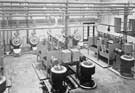 Interior of typical public wash-house, 1950s Interior of typical public wash-house, 1950s