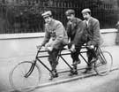 3 members of the Sharrow Cycling Club on a 'Triple'
