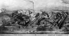 Drawing of Thomas Firth and Sons Ltd.'s Norfolk Works