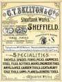 C. T. Skelton and Co. Ltd., edge tool manufacturers, Sheaf Bank Works, Prospect Road, Heeley, Sheffield