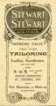 Advertisement for Stewart and Stewart, tailors, Nos. 52 - 62 Pinstone Street