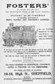 Advertisement for W. Foster and Son Ltd., tailors, Nos. 10 - 16 High Street Advertisement for W. Foster and Son Ltd., tailors, Nos. 10 - 16 High Street