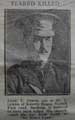 Feared killed, Lieut E Inman son of E Inman, Knowle House, Norfolk Park Road is believed to have been killed. His identification disc has been found in 'no man's land'