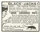 View: y05255 Advertisement for Black-Jacks! Union Cockroach Paste from J. P. Hewitt, Division Street