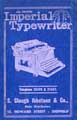 Advertisement for Imperial Typewriter, S. Clough Ibbotson and Co., No. 15 Howard Street