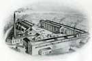 Joseph Tyzack and Son Ltd., manufacturers of trowels, saws and tools, Meersbrook Works, Valley Road - south aspect