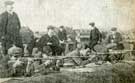 Attercliffe Church 'spare time' brigade practising rifle shooting on the sports range, Carbrooke, of Vickers Ltd