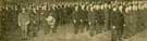 Members of the Sheffield Civilian Corps organised by the Chief Constable on parade at the Jungle