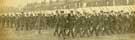 Men of Sheffield City Battalion marching with their newly acquired rifles
