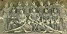 Group of Sheffield non-commissioned officers belonging to the 1st Field Company, West Riding Division (T) Royal Engineers who have gone on active service.