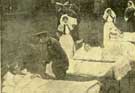 King George V's visit to the open-air patients at the base hospital