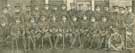 1st and 2nd Barnsley Battalions left Barnsley for a brigade camp. Officers of 1st Battalion, Col. Hewitt (commanding) in centre. 