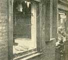 Anti-German riots in Sheffield. Shop in Attercliffe Road which was attacked and stripped of its contents.