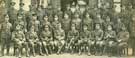 Officers and non-commissioned officers of the Royal Engineers (Sheffield) who recently left Doncaster