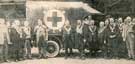 Second motor ambulance presented by the Order of Buffaloes (Grand Lodge of England) to the War Office which was driven through the principal streets of Sheffield